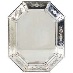 Glamorous Octagonal Venetian Mirror