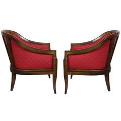 Pair of Curvaceous Lounge Chairs 1