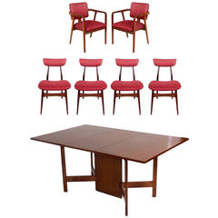 Dining Table and Six Chairs designed by George Nelson for Herman Miller