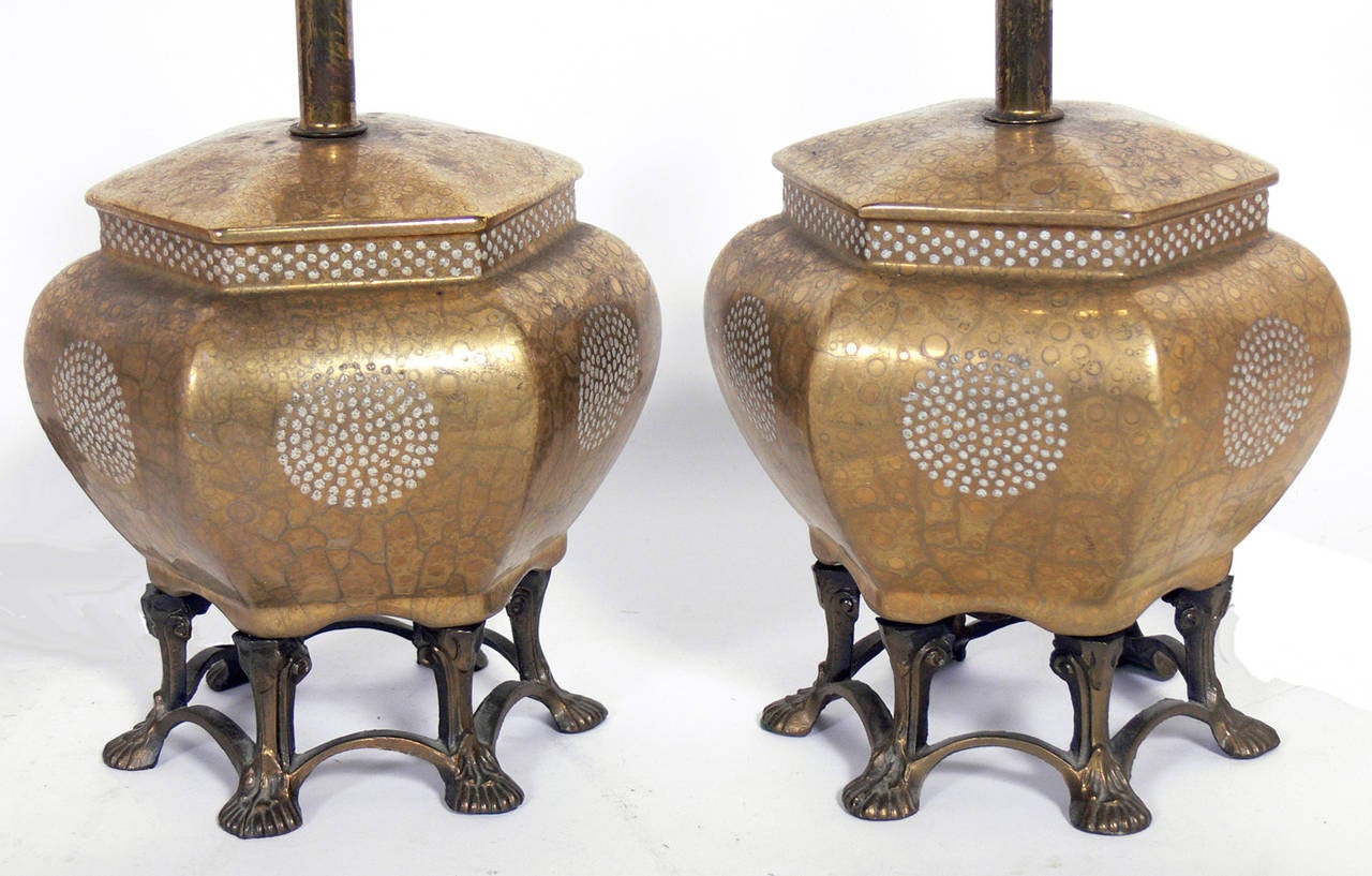 American Selection of Asian Style Vintage Lamps