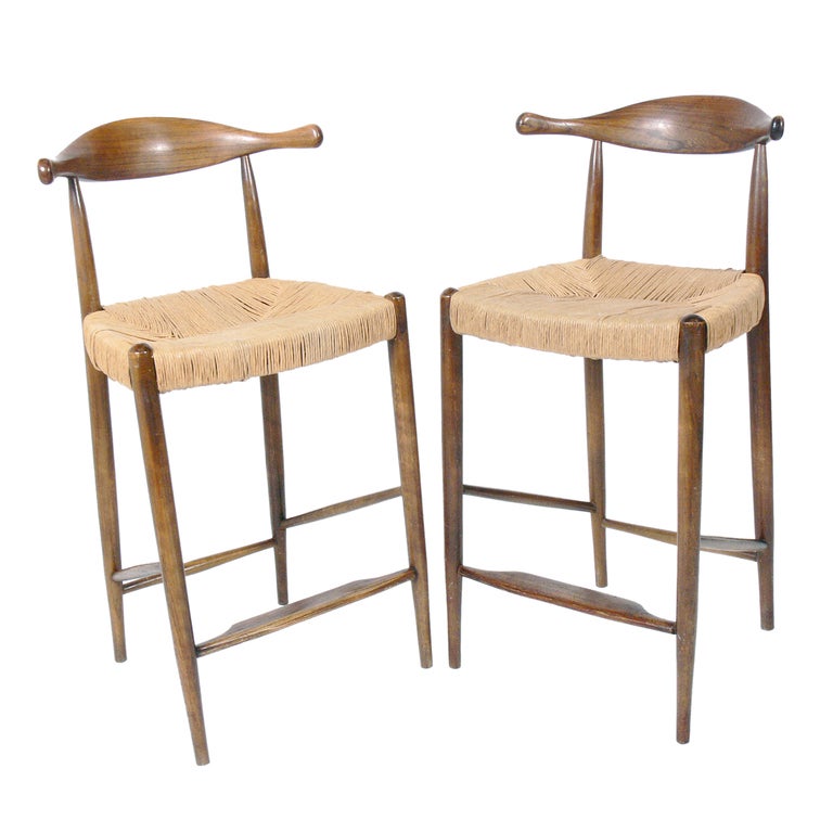 Wegner Bar Stool - 3 For Sale on 1stDibs | hans wegner bar stools, hans  wegner bar stool, wegner barstol