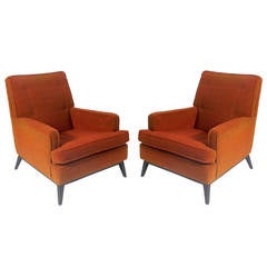 Pair of Modern Lounge Chairs by T.H. Robsjohn Gibbings