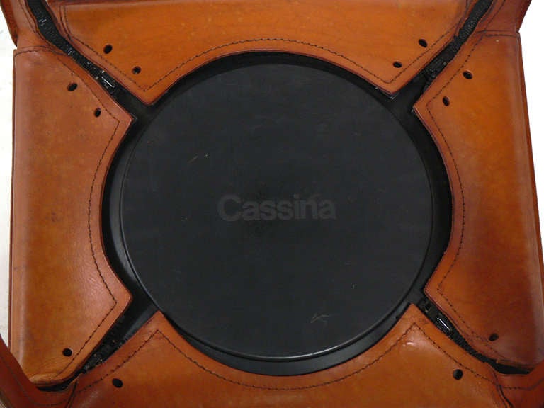 Late 20th Century Set of Twelve Cab Chairs by Mario Bellini for Cassina