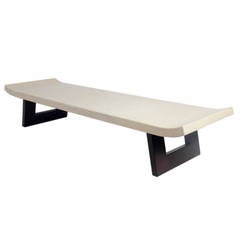 Low Slung Asian Influenced Coffee Table or Bench by Paul Frankl