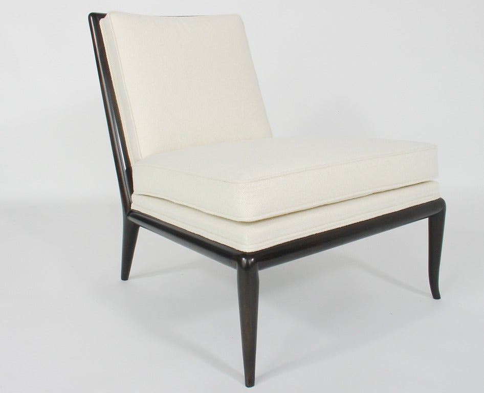 Mid-Century Modern Modernist Slipper Chair designed by T.H. Robsjohn Gibbings