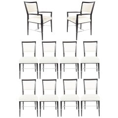Set Of Ten Dining Chairs Designed By Paul Mccobb