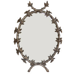 Silver Leaf Branches Mirror