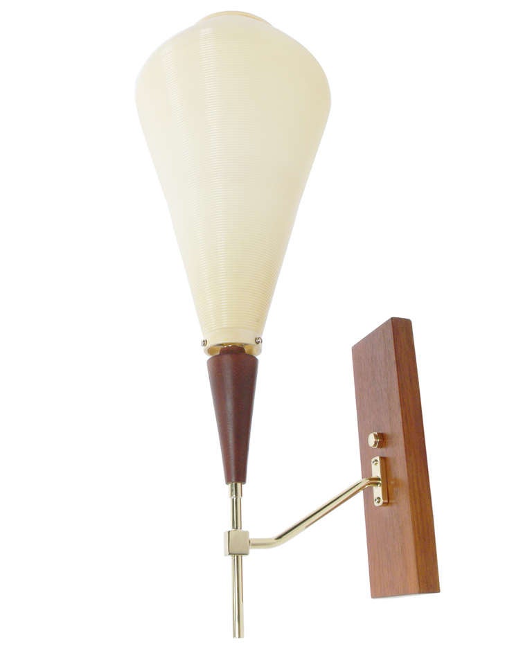 Pair of Rotaflex Sconces by Heifetz