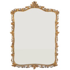 Gilt Oak Leaf Branches Mirror, circa 1940s