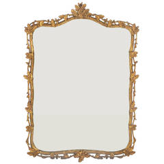 Gilt Oak Leaf Branches Mirror, circa 1940s 4