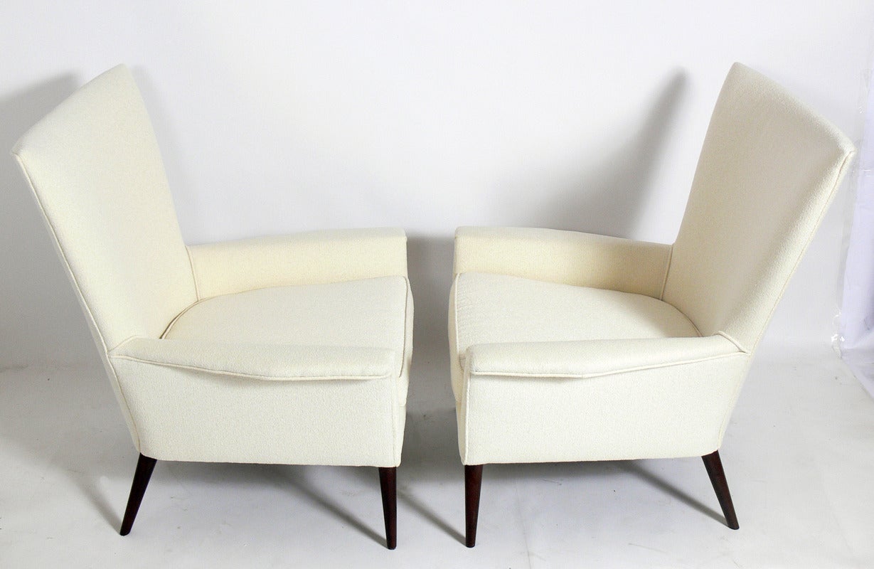 Mid-Century Modern Pair of Modernist Lounge Chairs After Paul McCobb