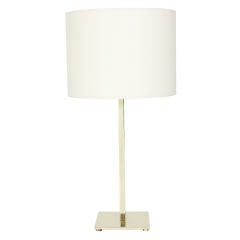 Clean Lined Brass Desk Lamp by T.H. Robsjohn Gibbings for Hansen