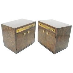 Pair of End Tables or Night Stands by Mastercraft