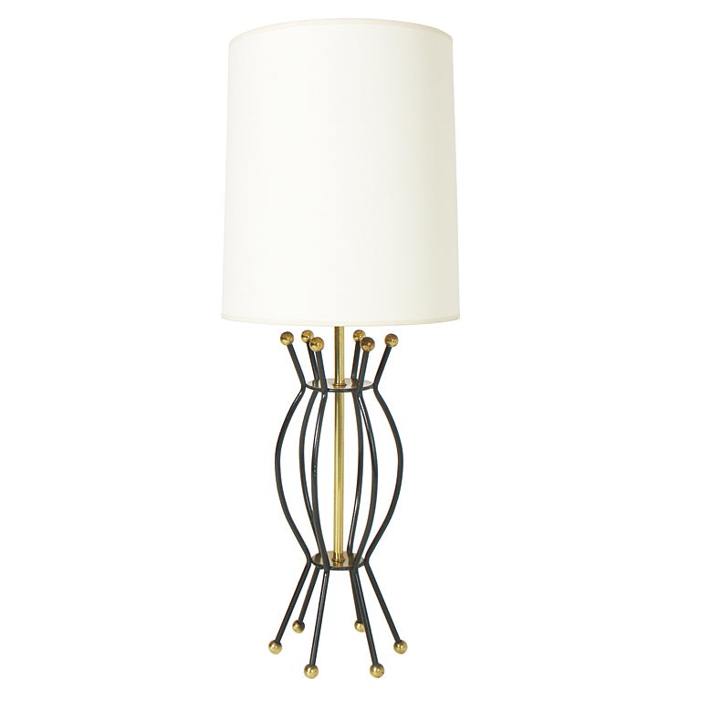 Pair of Sculptural Table Lamps after Jean Royere