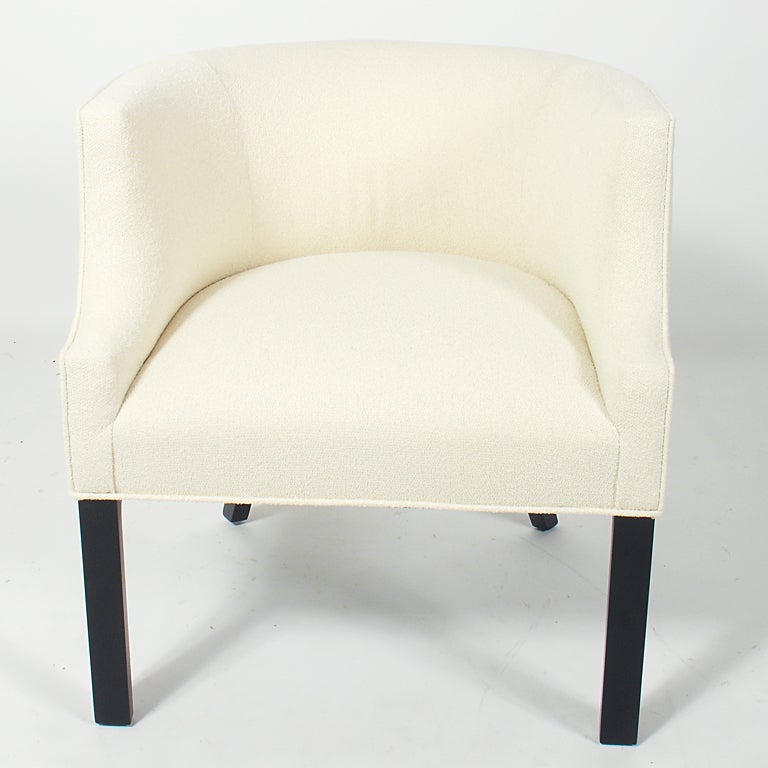 Pair of Curvaceous 1940's Tub Chairs