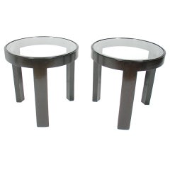 Vintage Pair of Clean Lined 1940
s End Tables