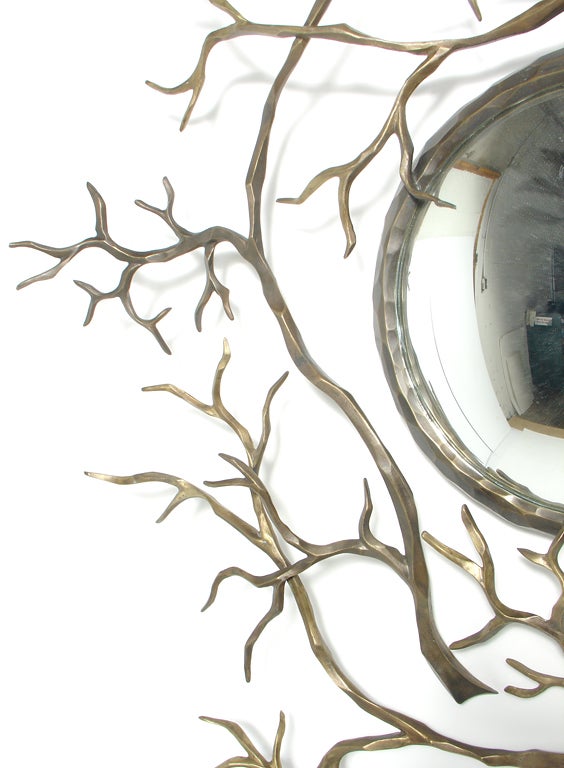 mirror with branches