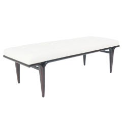 Elegant Modern Bench with Biscuit Tufting