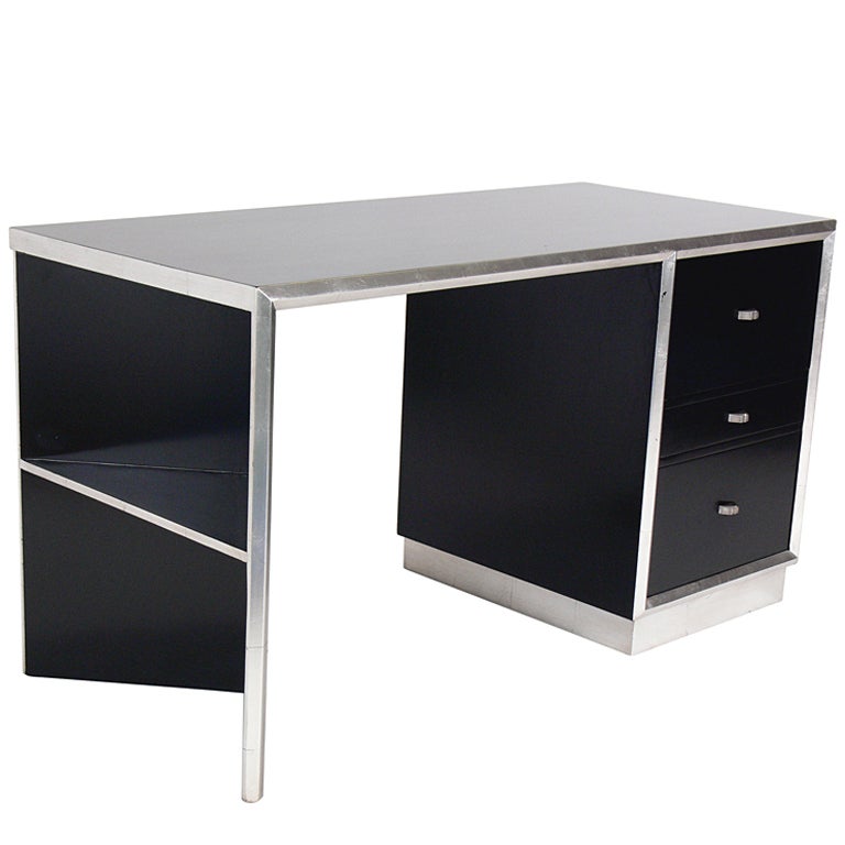 Art Deco Skyscraper Furniture Desk and Chair by Paul Frankl