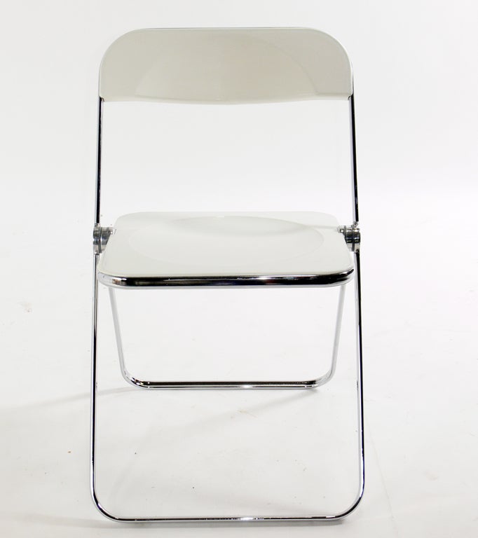 Castelli „Plia“ Klappbarer Schreibtisch und Stuhl (Kunststoff)