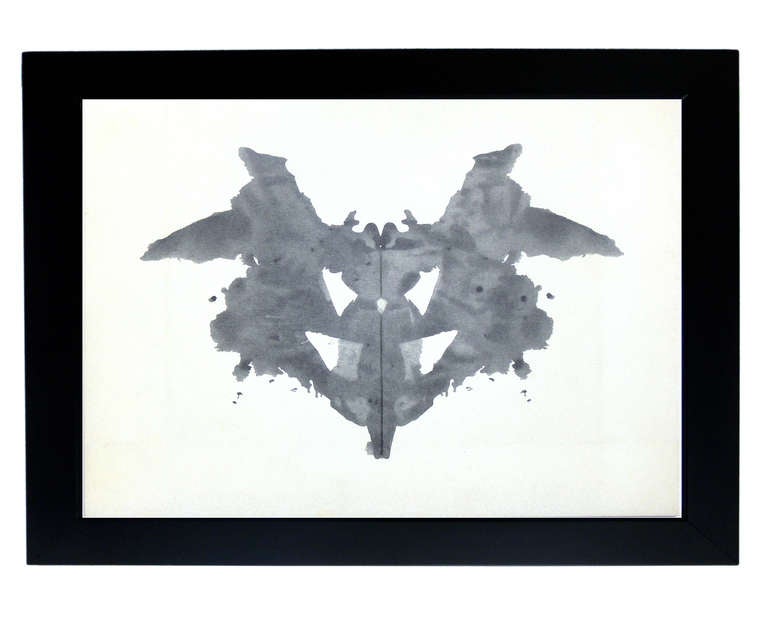 Group of Original Abstract Rorschach Inkblot Test Prints In Good Condition In Atlanta, GA