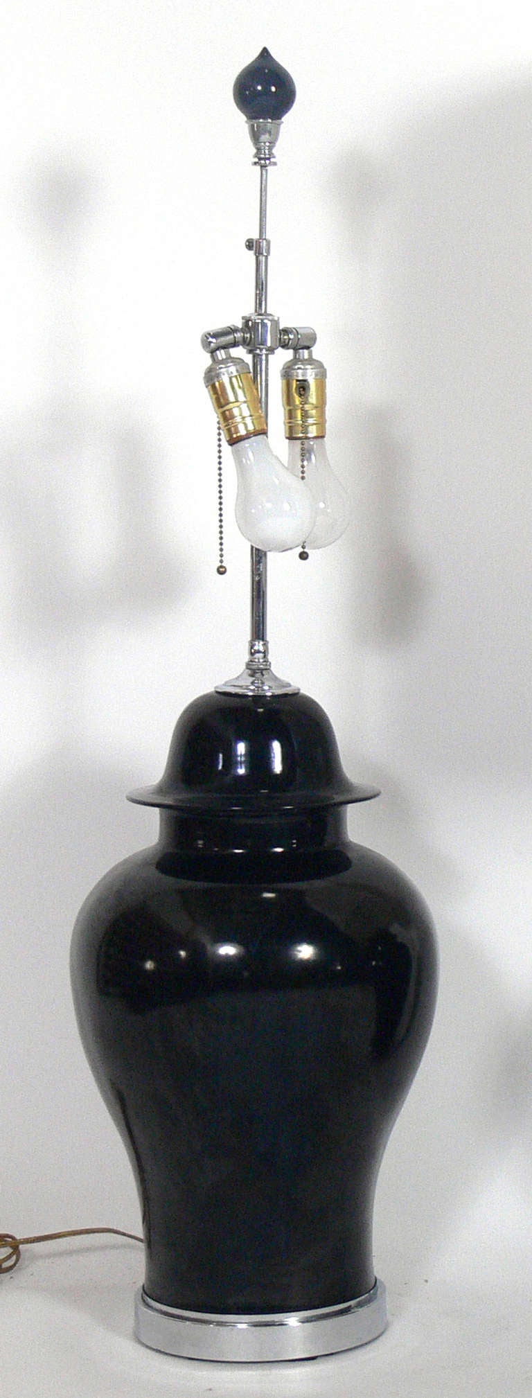 ceramic urn lamp