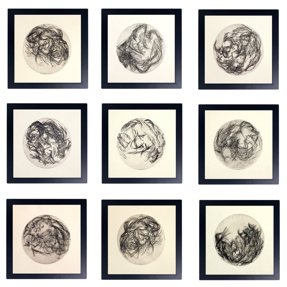 Group of Modernist Black and White Lithographs by A.R. de Ycaza