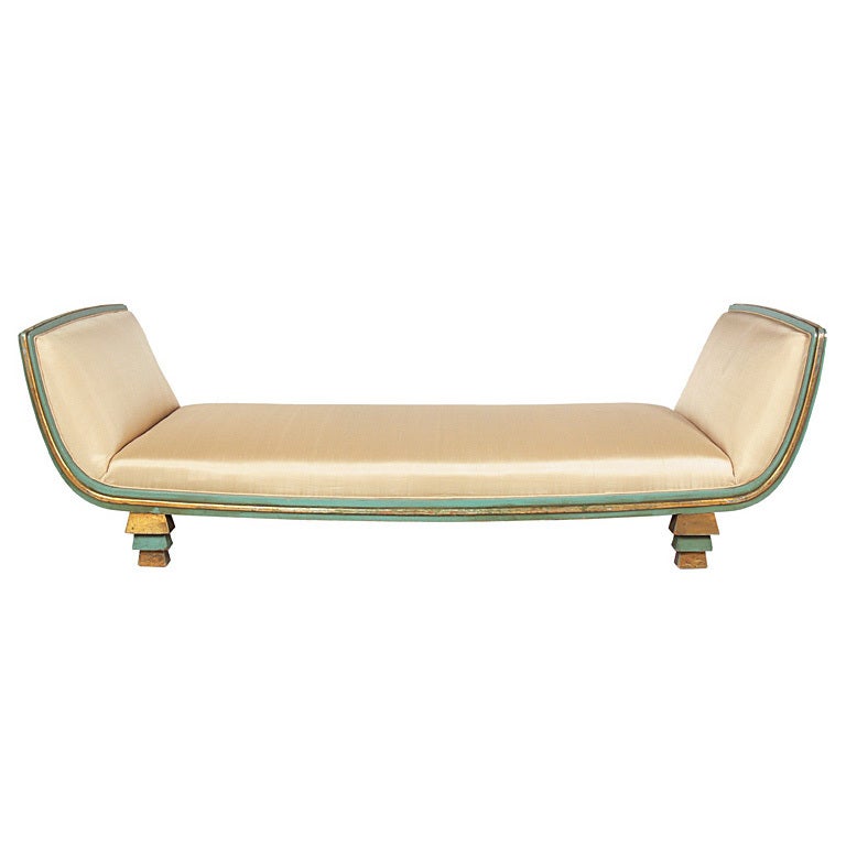 Rare Skyscraper Daybed or Chaise Longue designed by Paul Frankl