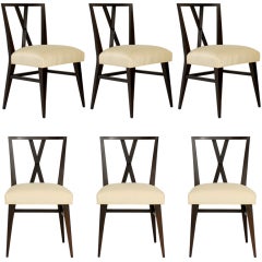 Set of Six Dining Chairs designed by Tommi Parzinger