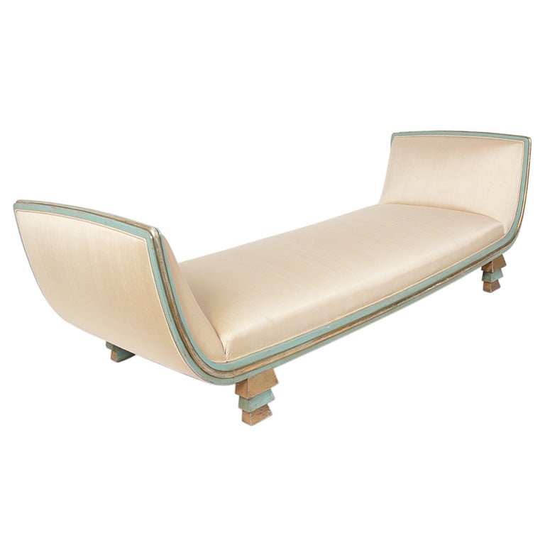 Mid-20th Century Rare Skyscraper Daybed or Chaise Longue designed by Paul Frankl