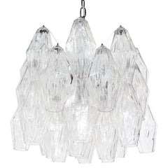 Venini Glass Polyhedron Chandelier
