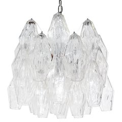 Venini Glass Polyhedron Chandelier