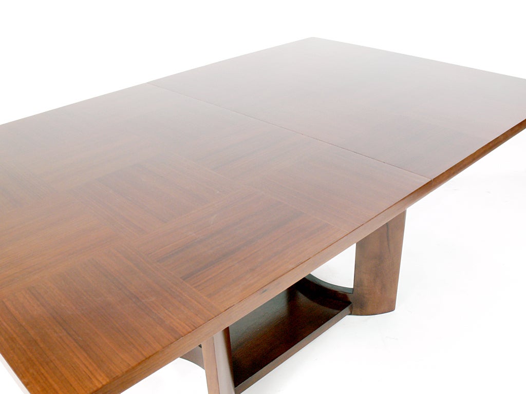 Clean Lined Modern Dining or Conference Table In Excellent Condition For Sale In Atlanta, GA