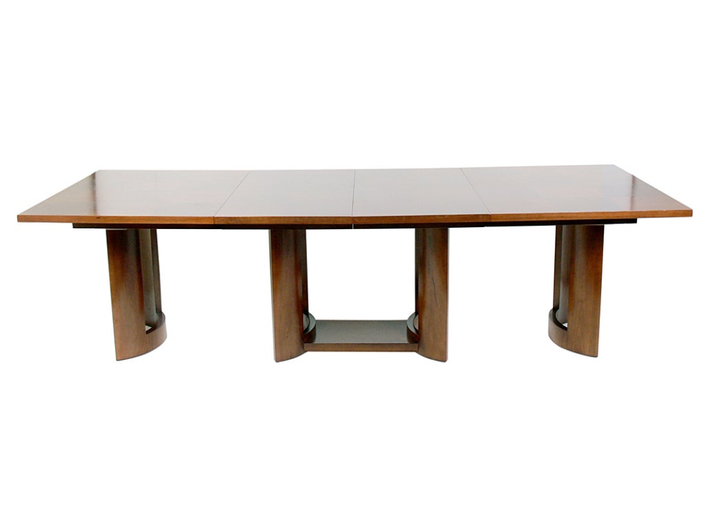 Mid-20th Century Clean Lined Modern Dining or Conference Table For Sale