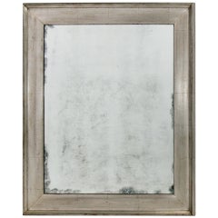 Clean Lined Silver Leaf Mirror