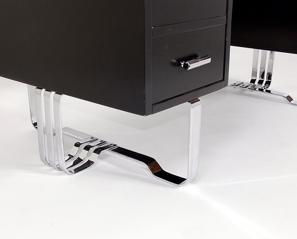 American Art Deco Desk by Wolfgang Hoffmann for Howell
