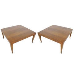 Pair of Coffee Tables or Large End Tables designed by T.H. Robsjohn Gibbings