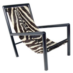 Robert Mallet-Stevens Zebra Sling Lounge Stuhl