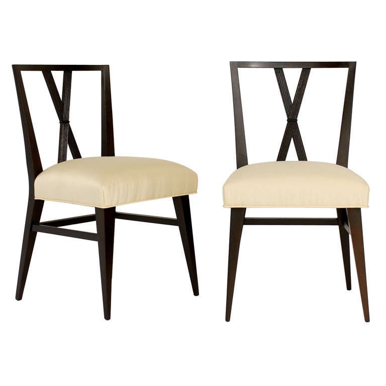 Mid-Century Modern Set of Twelve Dining Chairs designed by Tommi Parzinger