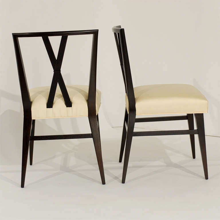 Set of Twelve Dining Chairs designed by Tommi Parzinger In Excellent Condition In Atlanta, GA