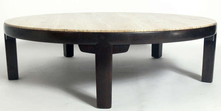 Mid-Century Modern Clean Lined Modern Coffee Table by Edward Wormley for Dunbar