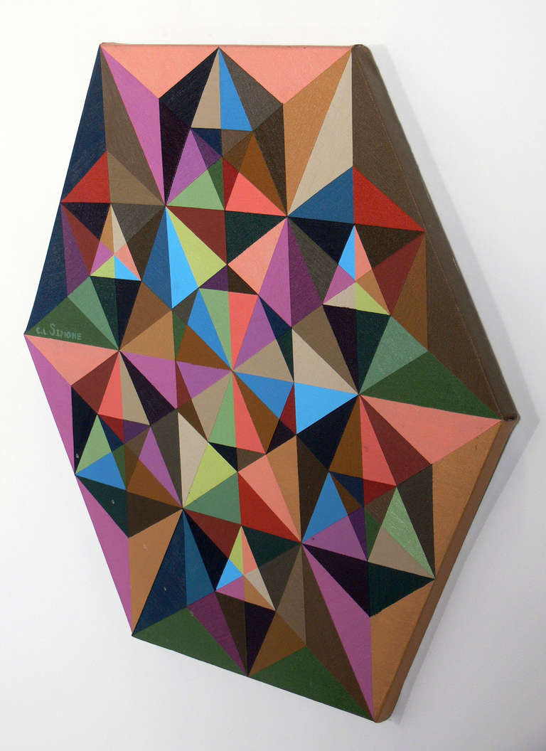 geometric oil paintings