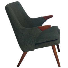 Danish Modern Armchair in the Manner of Hans Wegner 1