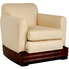 Eugene Schoen Custom Rosewood Lounge Chair