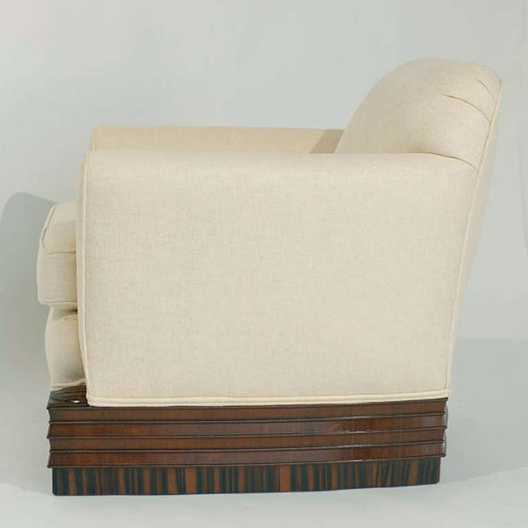 American Eugene Schoen Custom Rosewood Lounge Chair