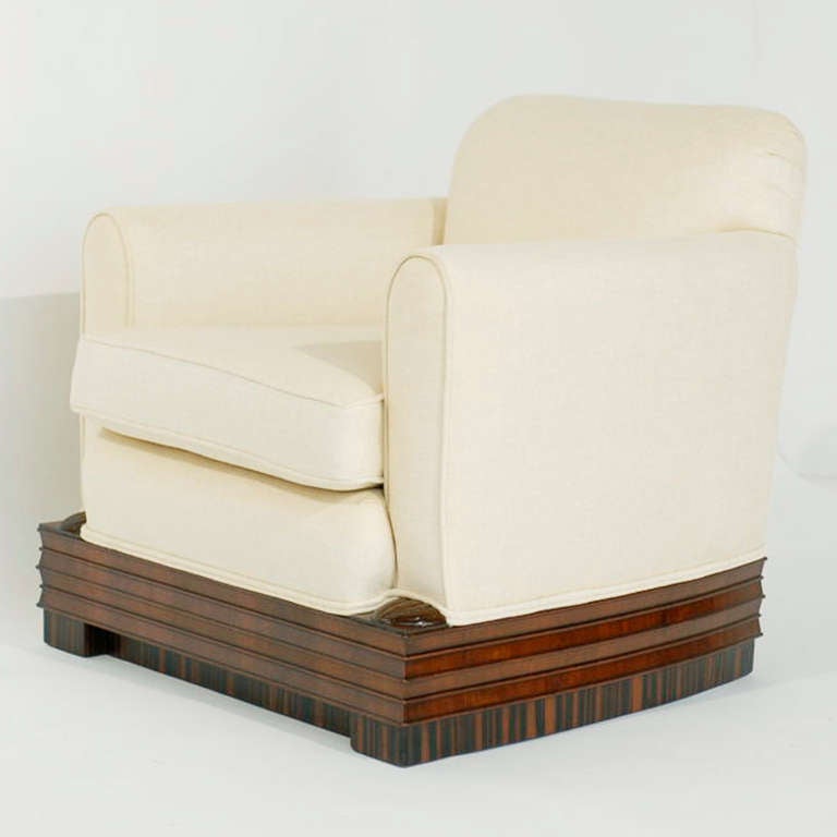 Eugene Schoen Custom Rosewood Lounge Chair 1