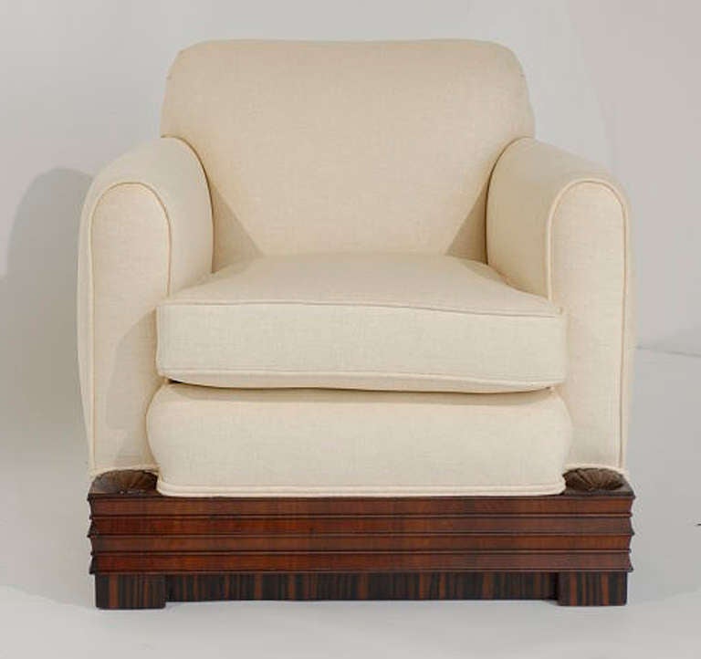 Art Deco Eugene Schoen Custom Rosewood Lounge Chair