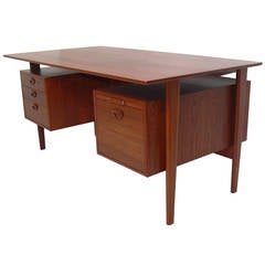 Danish Modern Desk by Peter Hvidt and Orla Molgaard Nielsen 2