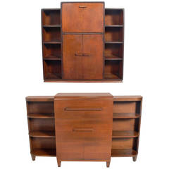 Art Deco Bookcases and Chests by Modernage