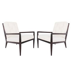 Pair of Modernist Lounge Chairs designed by T.H. Robsjohn Gibbings